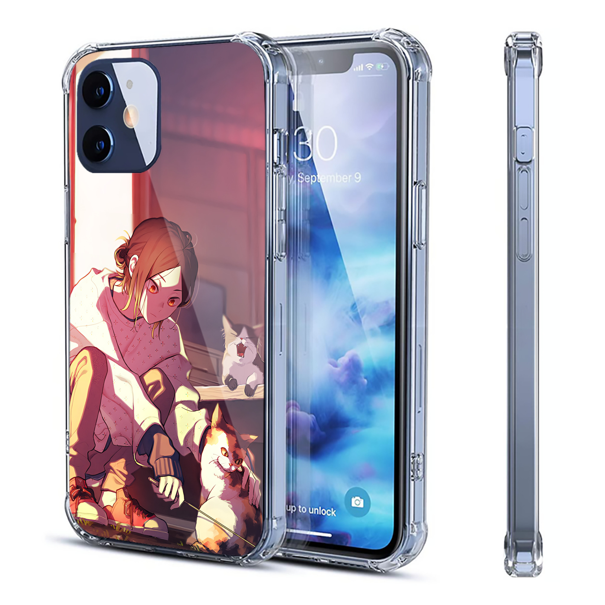 （画像用） ハイキュー!! Haikyu!! 【iPhone 12シリーズ対応】透明スマホケース（クリアソフトケース）